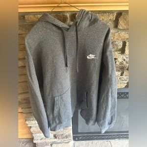 Mike Mens XL sweatshirt gray hoodie